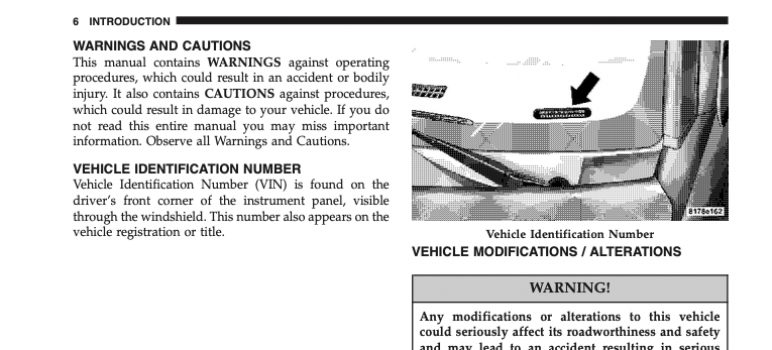 2007 Chrysler Sebring Owners Manual