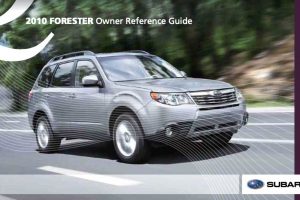 2010 Subaru Forester Owners Manual