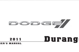 2011 Dodge Durango Owners Manual