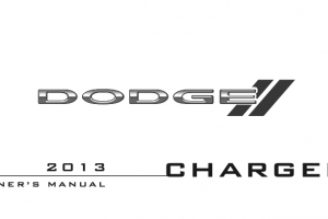 2013 Dodge Charger Owners Manual