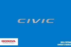 2016 Honda Civic Owners Manual