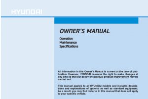 2020 Hyundai Elantra Owners Manual