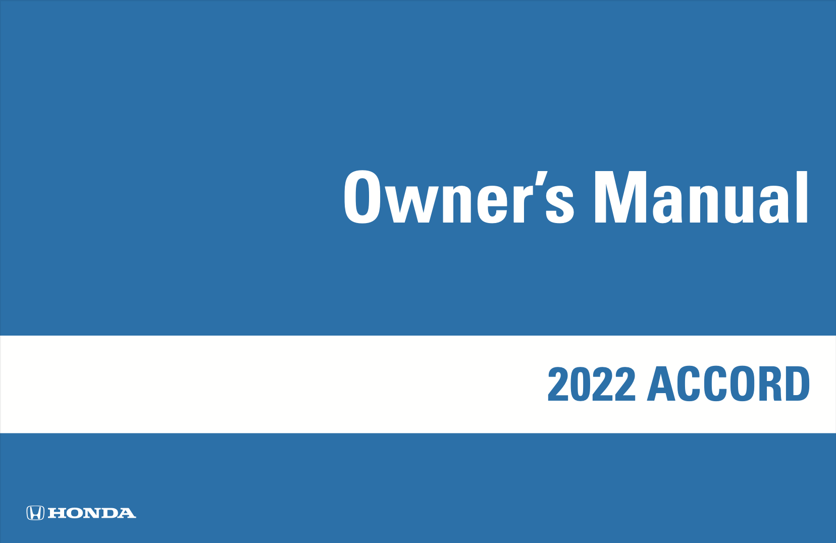 2022 Honda Accord Owners Manual PDF 657 Pages